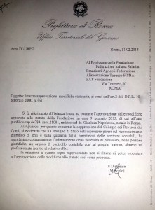 Lettera Mascolo a Sbarra